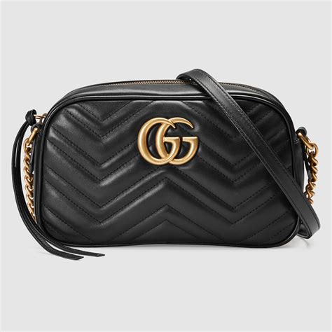 gucci black bag shoulder|shoulder bag gucci sale.